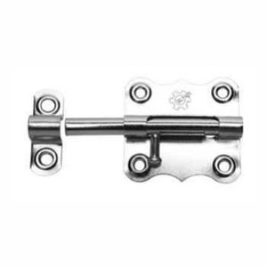 Tarjeta Trinco Ferrolho 3" Aço Zincado 2 Peças - Silvana