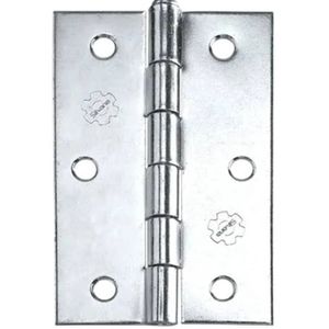 Dobradiça 850 Até 10 kg - 2" Zincado 3 Peças - Silvana