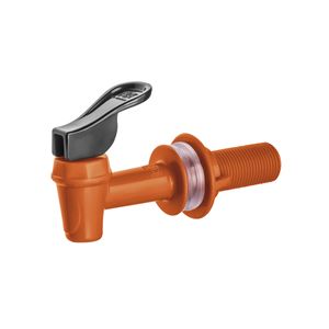 Torneira Herc para Filtro Automática com Acionamento Superior - Preto e Marrom