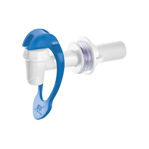 Torneira Herc para Filtro Automática com Acionamento Inferior - Branca e Azul
