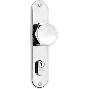 Conjunto Fechadura Externa 1200 Bola Cromado - Silvana
