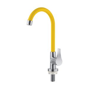 Torneira de Mesa Herc Twist Color com Bica Móvel - Amarelo