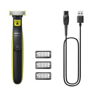 Aparador Philips Oneblade a Prova D'água Bivolt - Verde e Cinza