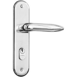Conjunto Fechadura Externa 1300 Verona Cromado - Silvana