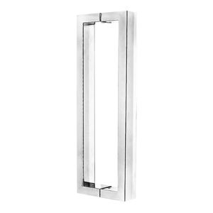 Puxador Porta Retangular 1000mm Inox Polico - Silvana