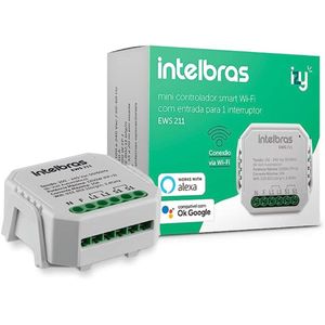 Interruptor Controlador de Cargas Wi-Fi 1/1 EWS 211 Intelbras