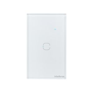 Interruptor Inteligente Touch Wi-Fi 1 Tecla Branco - Intelbras EWS 1001 BR