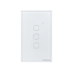 Interruptor Inteligente Touch Wi-Fi 3 Teclas Branco - Intelbras EWS 1003 BR