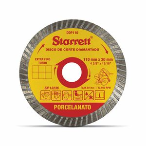Disco Diamantado de Corte Starrett - Porcelanato