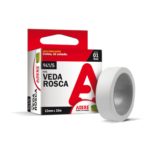 Fita Veda Rosca Adere 941S – 12 mm x 10 metros