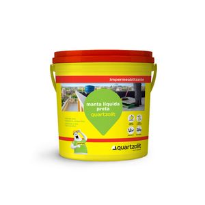 Manta Líquida Quartzolit Laje 3,6 kg – Preto
