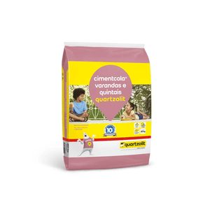 Argamassa Quartzolit Varandas e Quintais 20  kg - Cinza