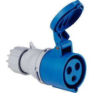 Tomada Tramontina de Acoplamento 2P + T 32 A 220 / 250 V