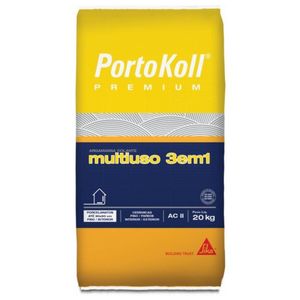 Argamassa Portokoll 3 em 1 Porcelanato Cinza – 20 kg
