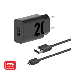 Carregador de Parede Motorola Turbo Power 20 W com Cabo Micro Usb