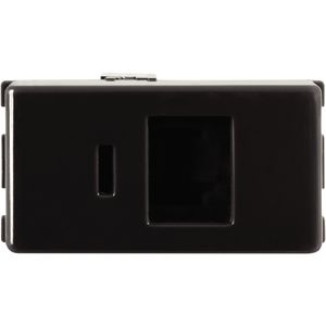 Tomada Para Telefone + RJ11 Tramontina  - Grafite