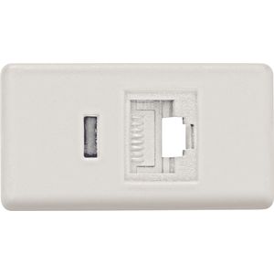 Tomada RJ45 Cat 6 Tramontina - Branca