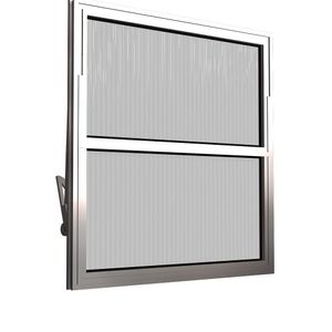 Basculante Quality Home 2 Folhas de Vidro Canelado - 40 x 40 cm
