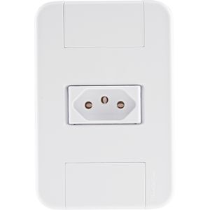 Conjunto Tomada 2 P + T 10 A 250 V  Tramontina – Tablet Branco