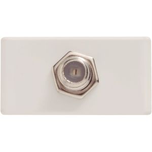 Tomada Tv / Sat Tramontina Coaxial Direta – Branco