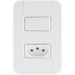 Interruptor Tramontina Simples 2 P + T 10 A