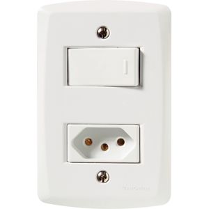 Interruptor Tramontina 2 P + T 10 A