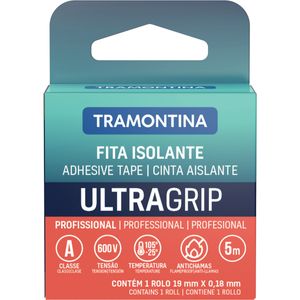 Fita Isolante Tramontina 18 x 19 Preto - 5 Metros