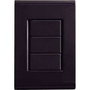 Conjunto Tramontina Placa Cega 4 x 2 – Liz Grafite