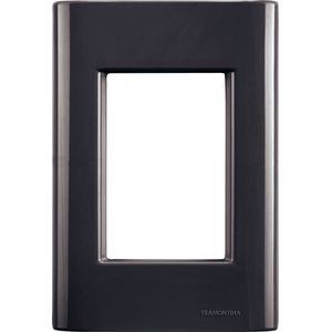 Placa Tramontina 3 Postos 4 x 2 – Giz Grafite