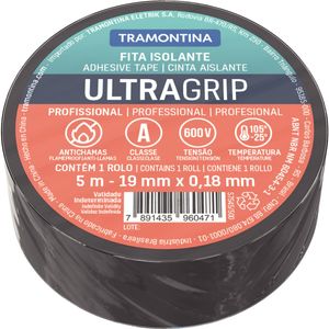 Fita Isolante Tramontina 18 x 19 Preto – 5 Metros
