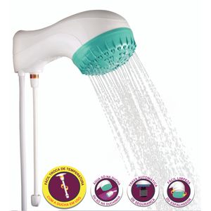 Ducha Eletrônica Tramontina 5500 W 127 V -  Branca e Verde