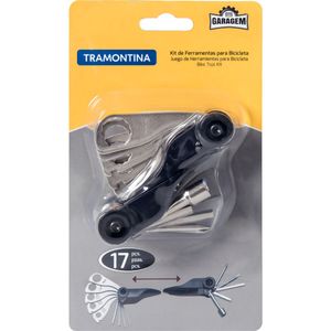 Kit de Ferramenta Tramontina para Bicicleta - 17 Funções