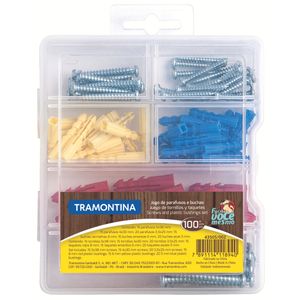 Kit Tramontina Parafuso + Buchas – 100 Peças