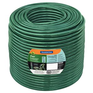 Mangueira Flex 3/4 Tramontina em PVC 3 Camadas 1 Metro - Verde