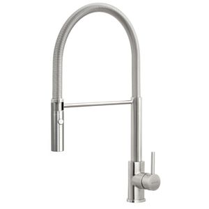 Misturador Monocomando Tramontina Versatile em Aço Inox com Bica Móvel