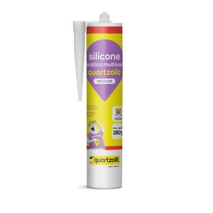 Adesivo Silicone Acético Quartzolit Multiuso - 280 g