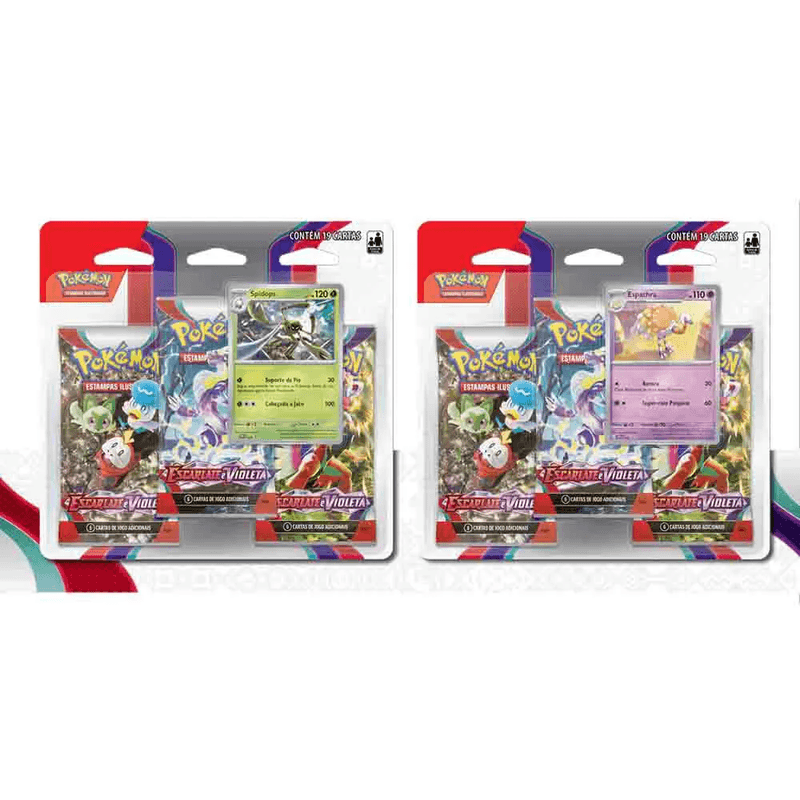 Cards Pokémon – Blister Triplo – Ev01 – Copag - RioMar Recife Online