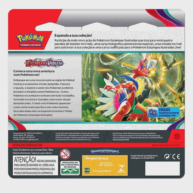 Kit 2 Pokémon Blister Quádruplo Ee11 Regigigas Weavile Copag