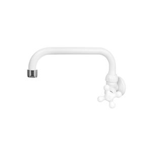 Torneira Viqua Marujá de Mesa Bica Horizontal 1/2 - Branco