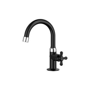 Torneira Viqua Marujá de Mesa Bica Alta - Preto