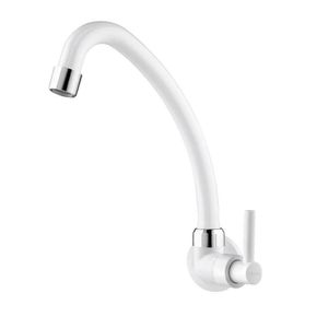 Torneira Viqua Lagune Bica Móvel 1/2 x 3/4 - Branco