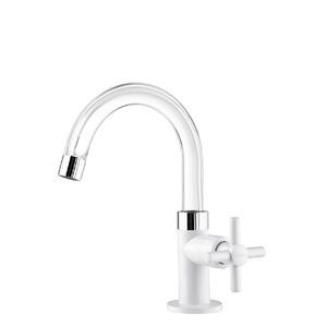 Torneira Viqua Fienza de Mesa Bica Alta 1/2 - Cristal