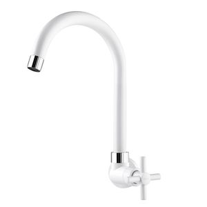 Torneira Viqua Fienza de Parede Bica Móvel 1/2 x 3/4 - Branco