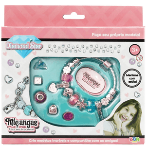 Miçangas Faça seu Bracelete BBR Toys - Colorido