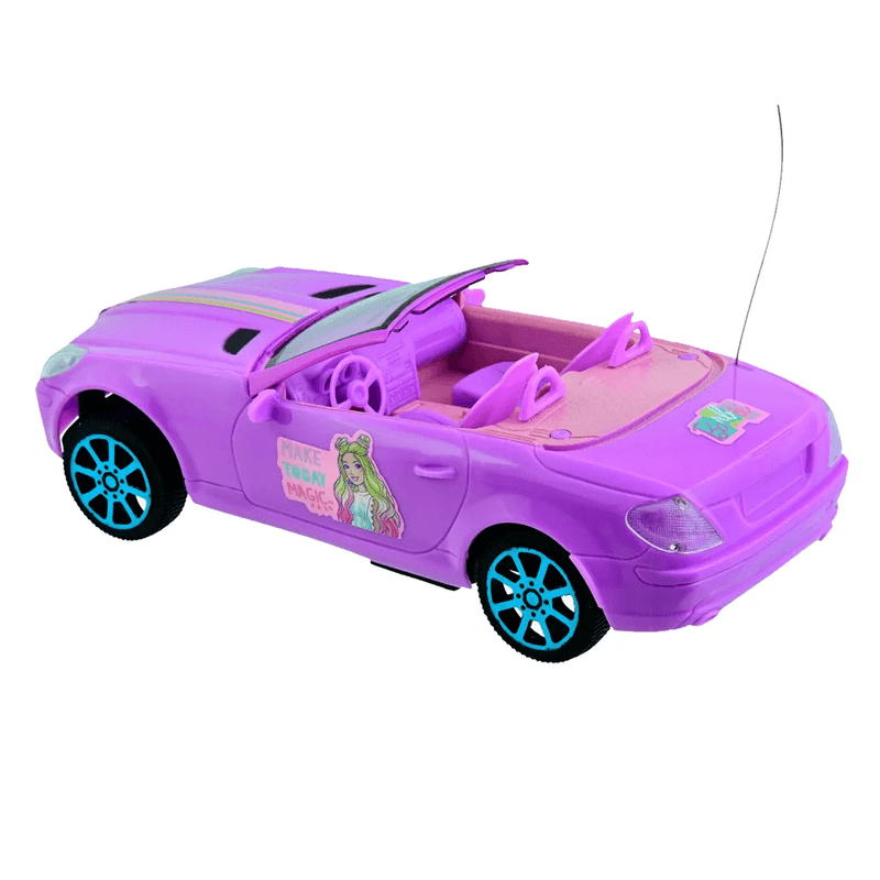 Carrinho de Controle Remoto Barbie Fashion Driver 3 Funções - Candide