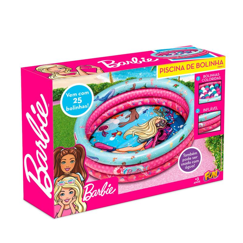 piscina-de-bolinhas-fun-barbie-inflavel-com-25-bolinhas