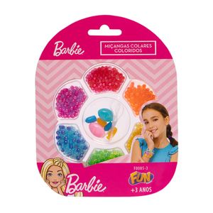 Barbie Fun Miçangas Colares Coloridos 3 sortimentos