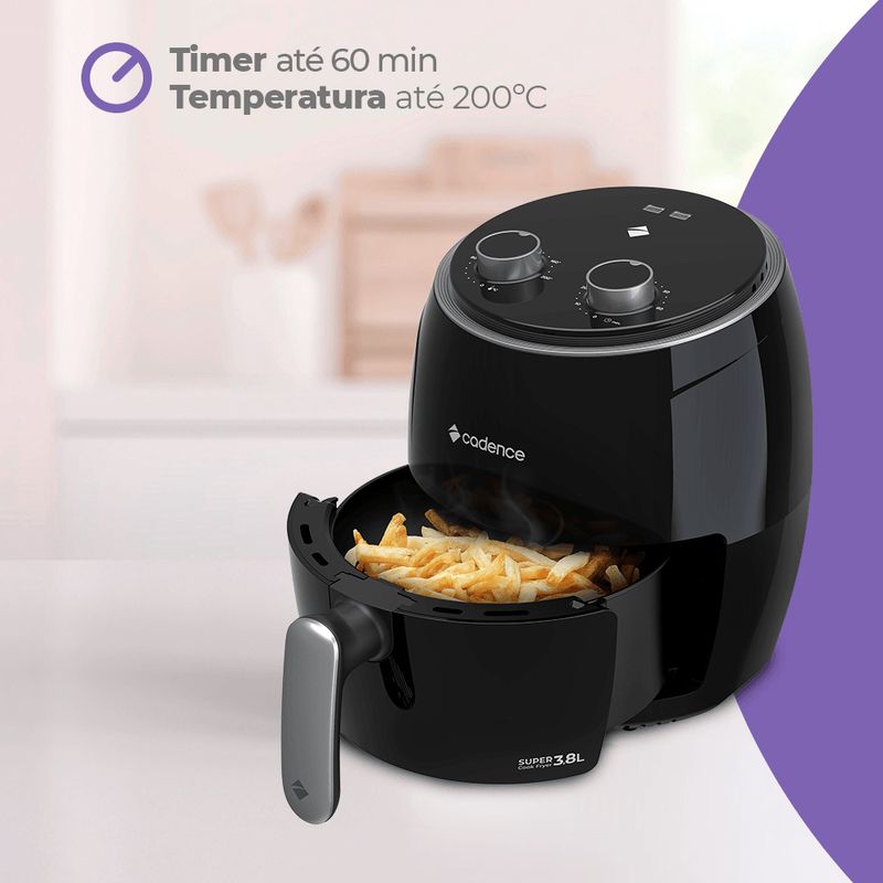 Fritadeira Sem Óleo 3,8L Cadence Super Light Fryer