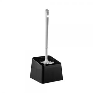 Suporte com Escova Sanitária Uz Slim – Preto