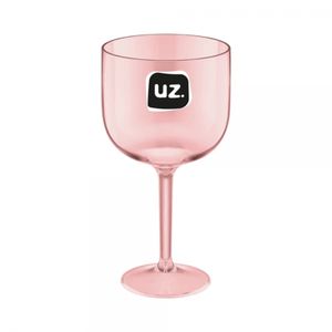 Taça Gin Uz Rosa Translúcido - 600 ml